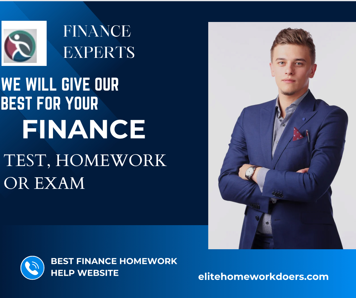 DO MY FINANCE HOMEWORK | ELITE HOMEWORK DOERS